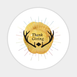 deer  Thankgiving tshirt Magnet